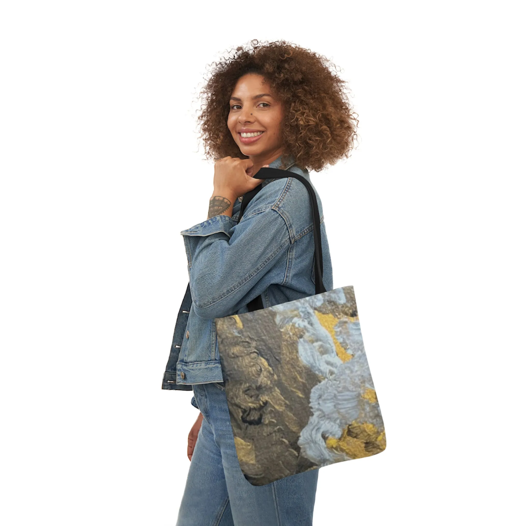 "Strength"  Polyester Canvas Tote Bag