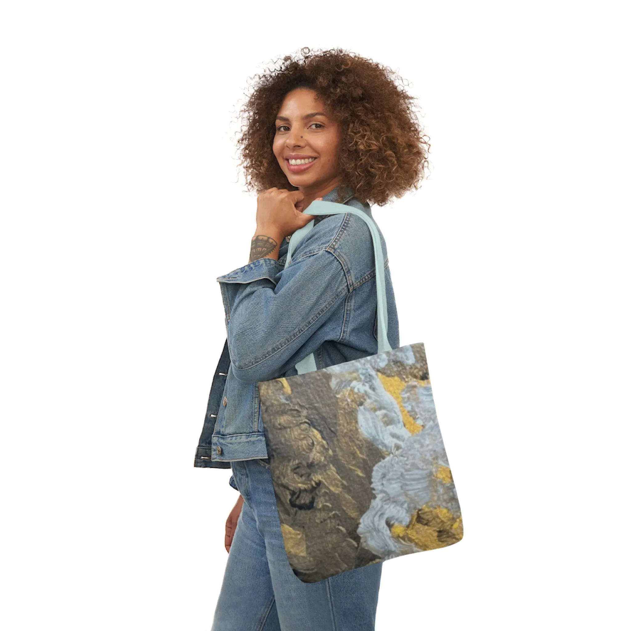 "Strength"  Polyester Canvas Tote Bag