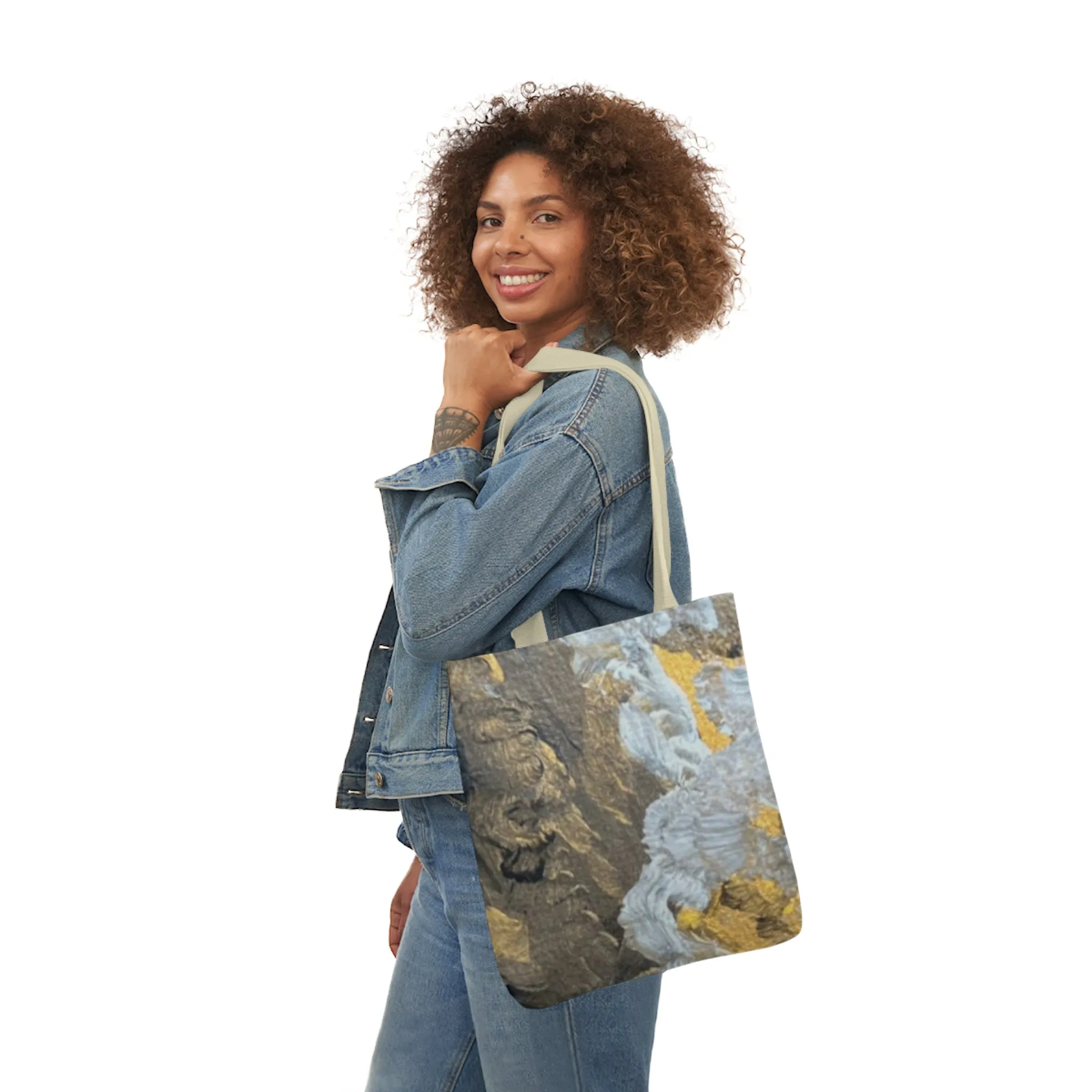 "Strength"  Polyester Canvas Tote Bag