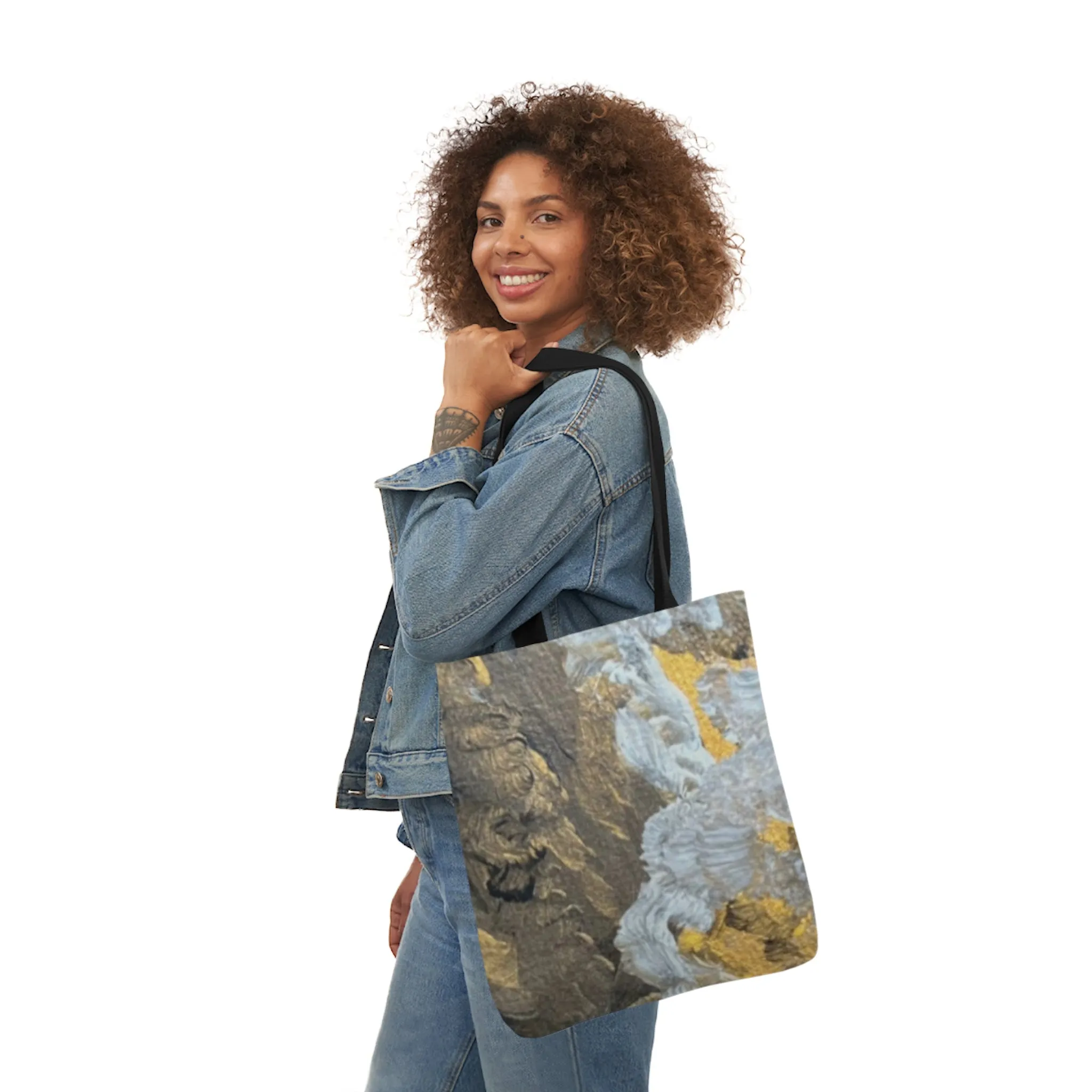 "Strength"  Polyester Canvas Tote Bag