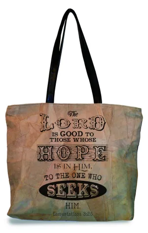 Recycled Leather Small Bag : Lamentations 3:25
