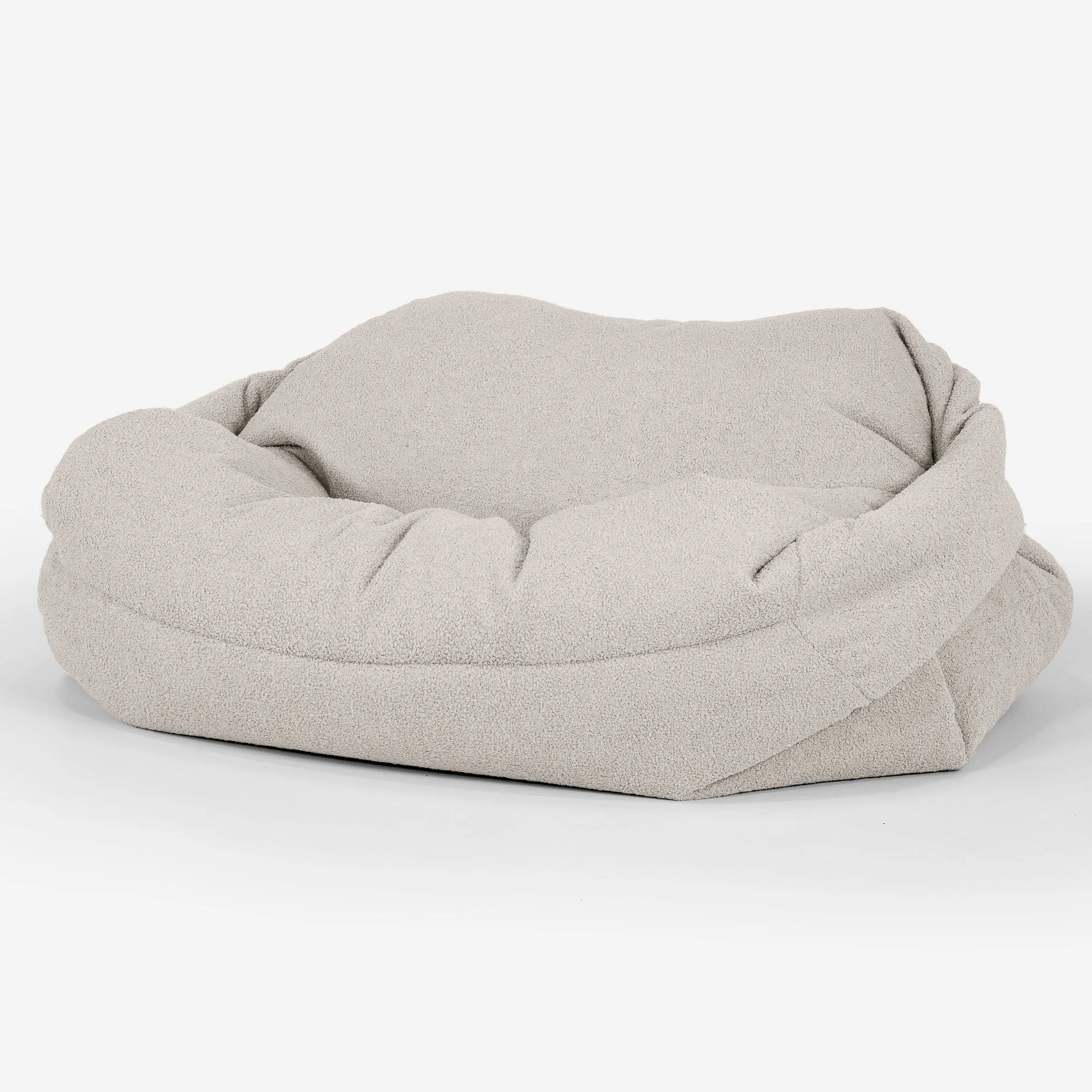 Sabine Bean Bag Sofa - Boucle Ivory