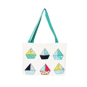 Sail Boat Tote Bag