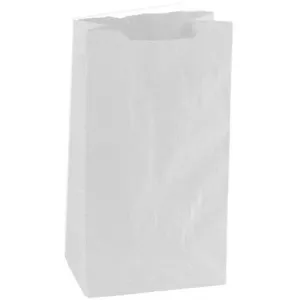 Self-Opening Style Kraft Paper Shopping Bags. - 7.50" x 4.50" x 14.00"