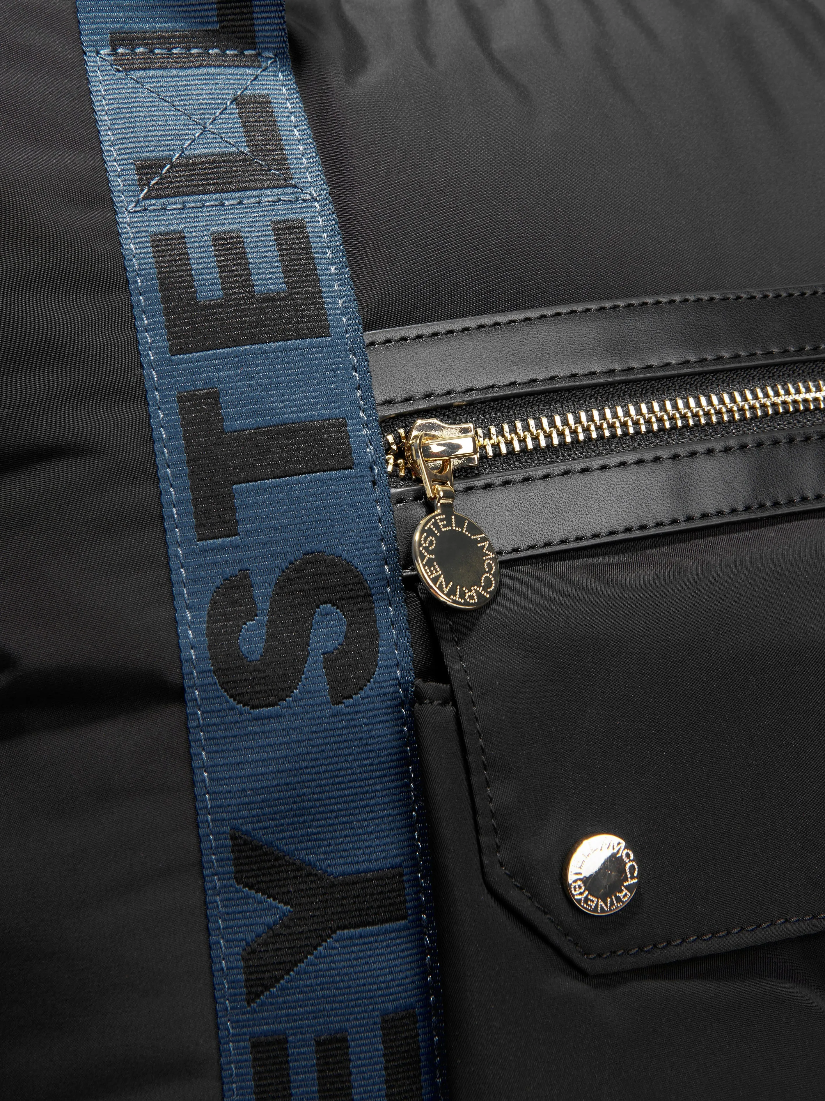 Stella McCartney Baby Logo Changing Bag in Black