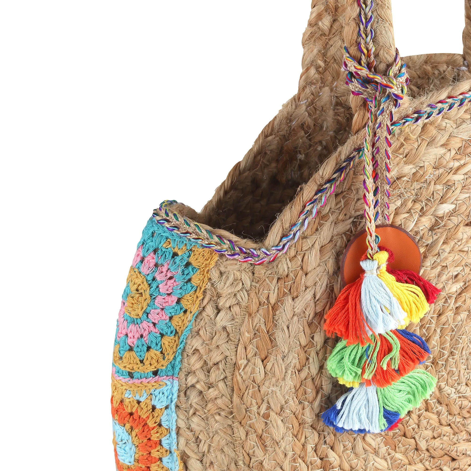 TASHA- JUTE CROCHET TOTE BAG