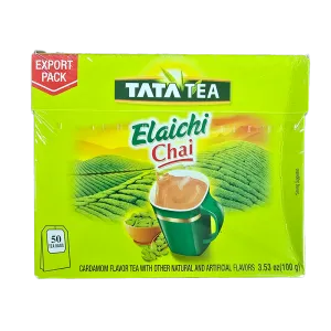 Tata Tea Elaichi Chai Tea Bags - 50 Tea Bags (100gm)