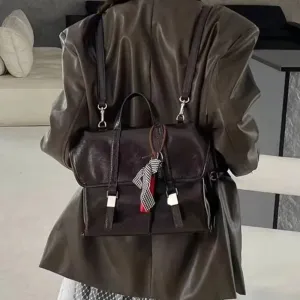 TAVIMART  -  New Advanced England Style Student Backpacks Vintage Large Capacity Commuter Purses Women Totes New Moda Preppy Style Bags