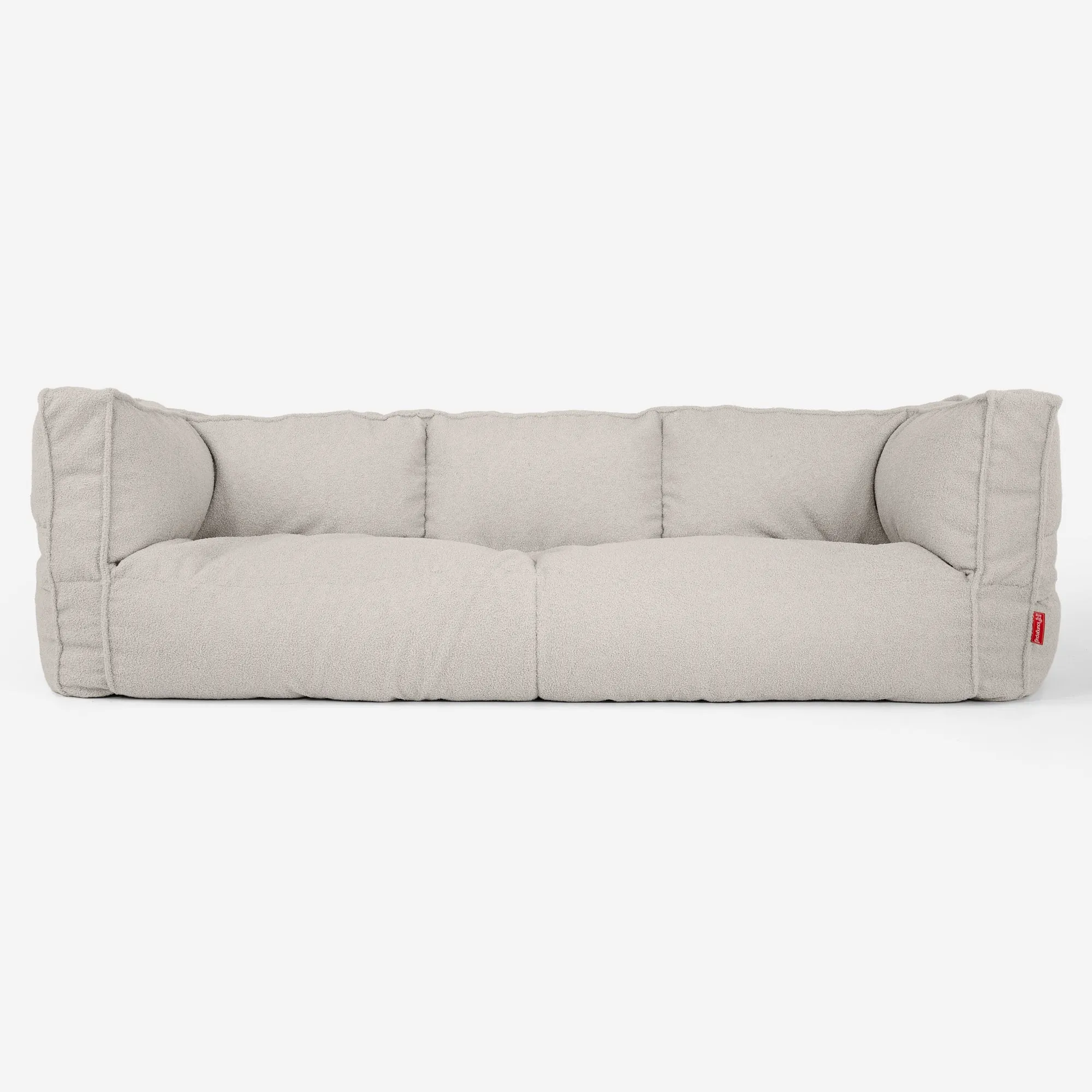 The 3 Seater Albert Sofa Bean Bag - Boucle Ivory