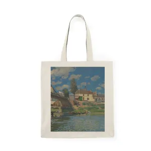 The Bridge at Villeneuve-la-Garenne - Alfred Sisley - 1872 - Natural Tote Bag