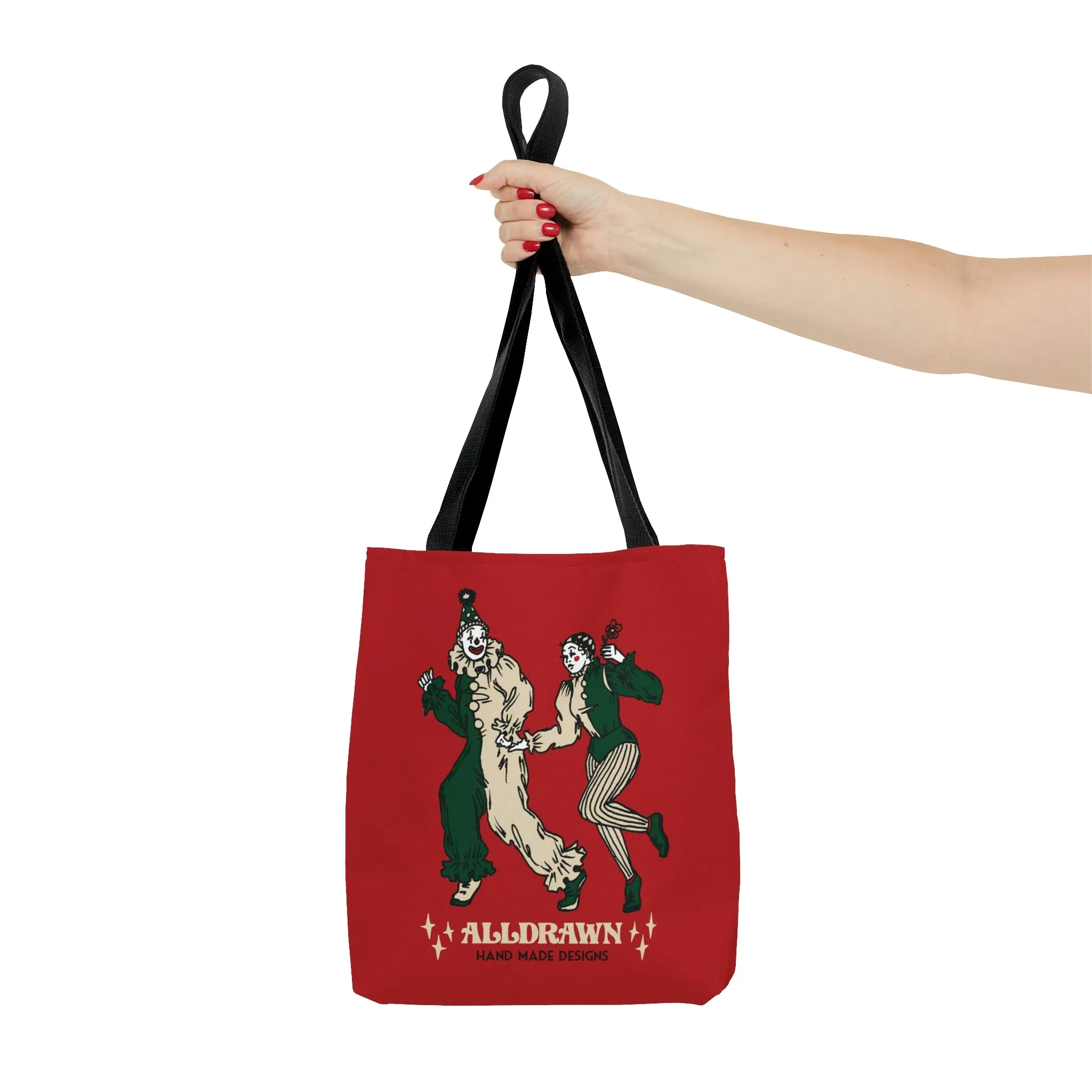They're Dating Red Tote Bag