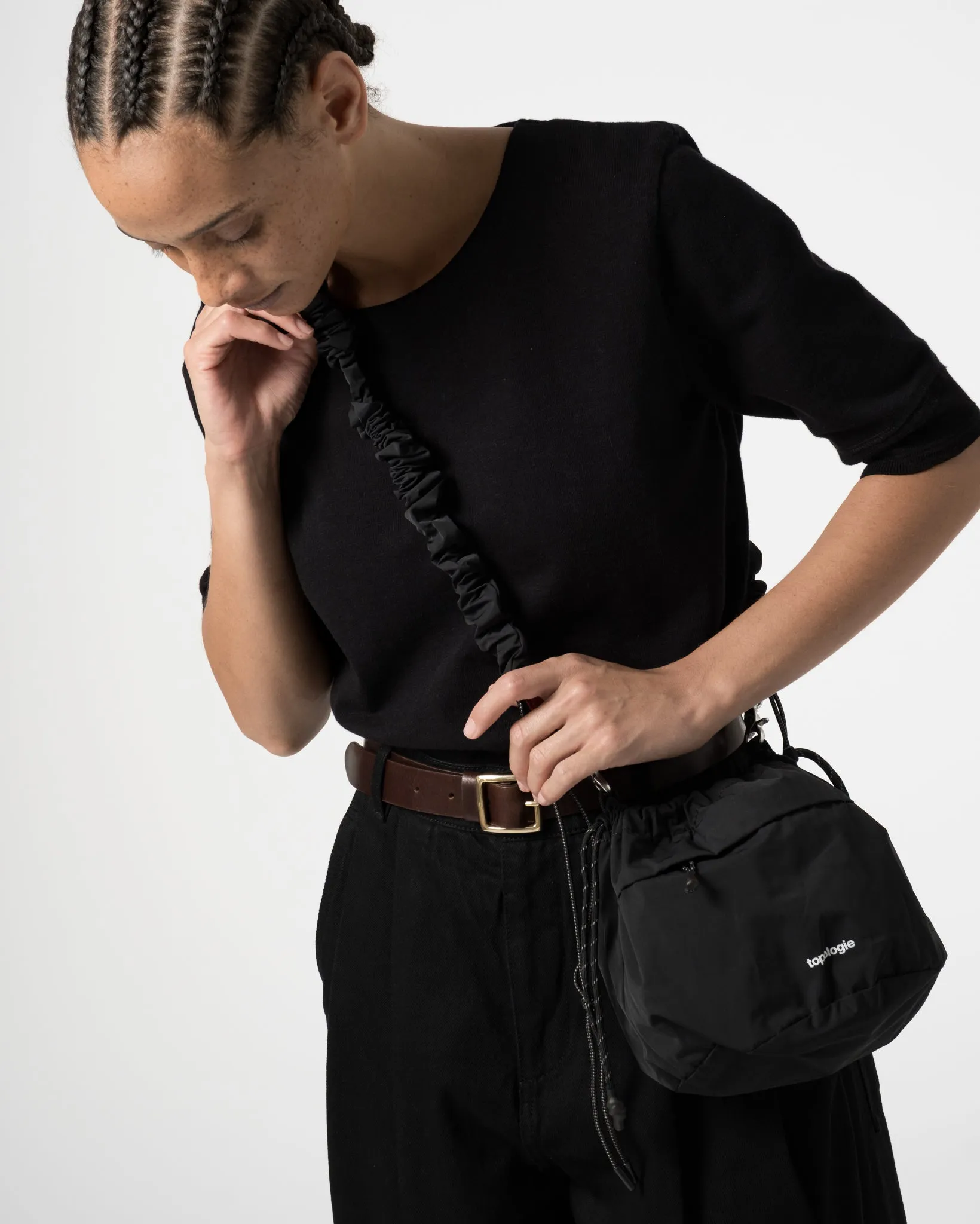 Topologie Wares Reversible Bucket Black   Bungee Strap 8mm