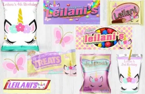 Unicorn Lashes Party Theme - FREE SHIPPING