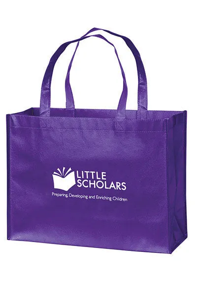 Wholesale Gloss Laminated Designer Tote Bag - LN16612