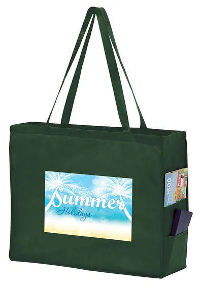 Wholesale Non Woven Over-the-Shoulder Tote Bag with Side Pockets - Y2KP20616