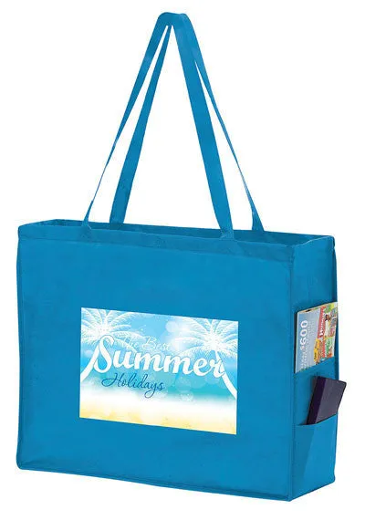 Wholesale Non Woven Over-the-Shoulder Tote Bag with Side Pockets - Y2KP20616
