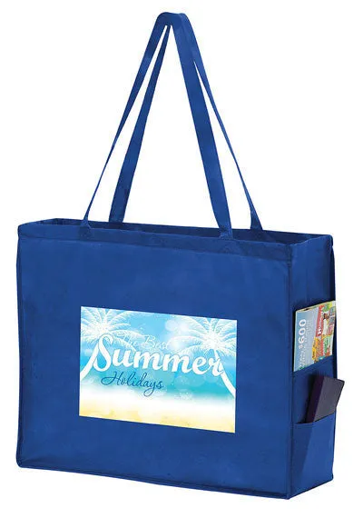 Wholesale Non Woven Over-the-Shoulder Tote Bag with Side Pockets - Y2KP20616