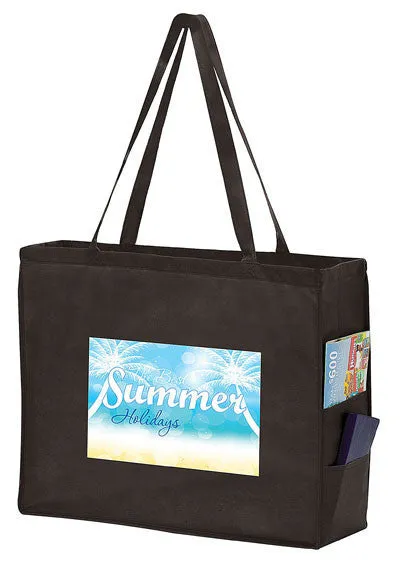 Wholesale Non Woven Over-the-Shoulder Tote Bag with Side Pockets - Y2KP20616