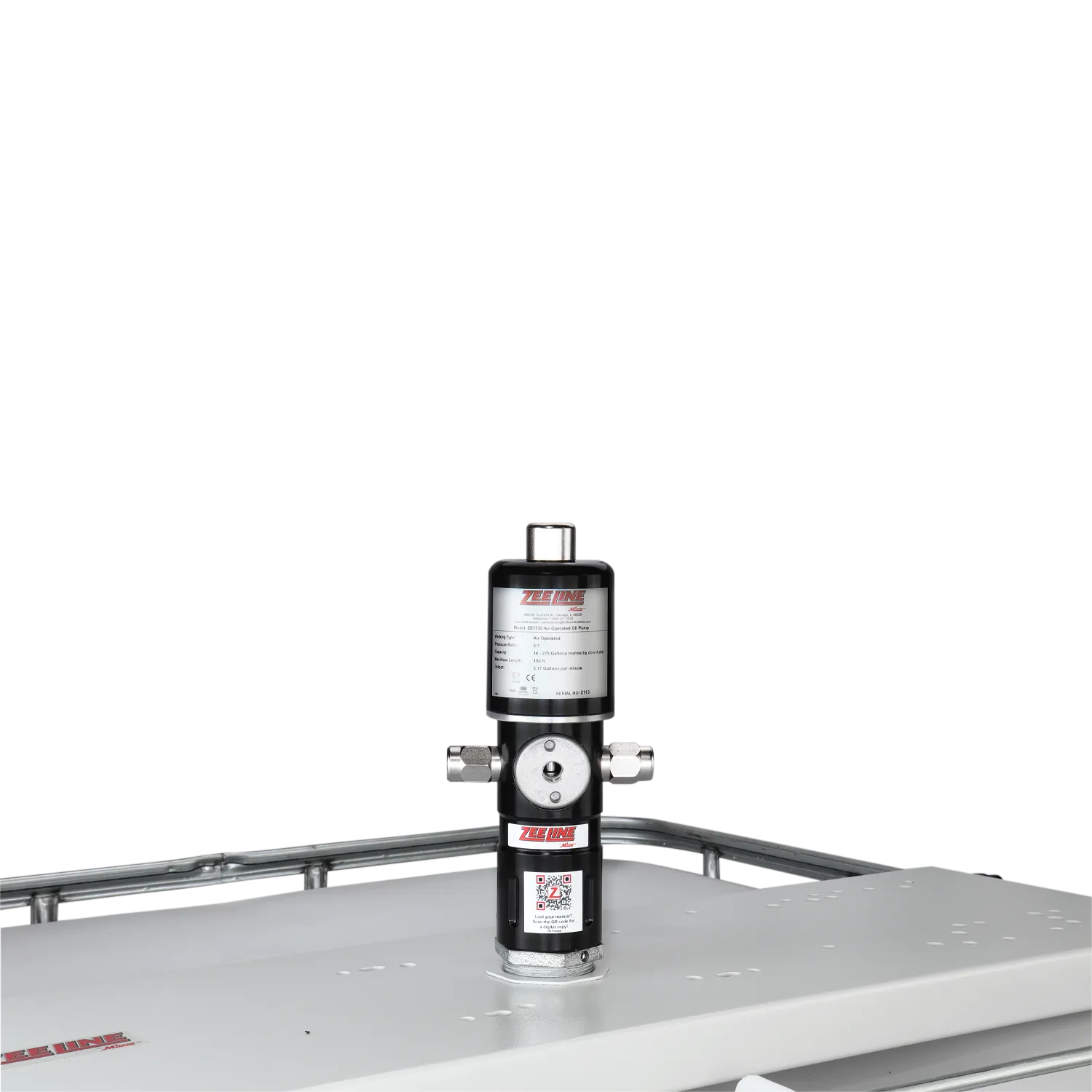 ZE1730 – 5:1 Pneumatic Stub Style Standard Flow Rate Piston Pump
