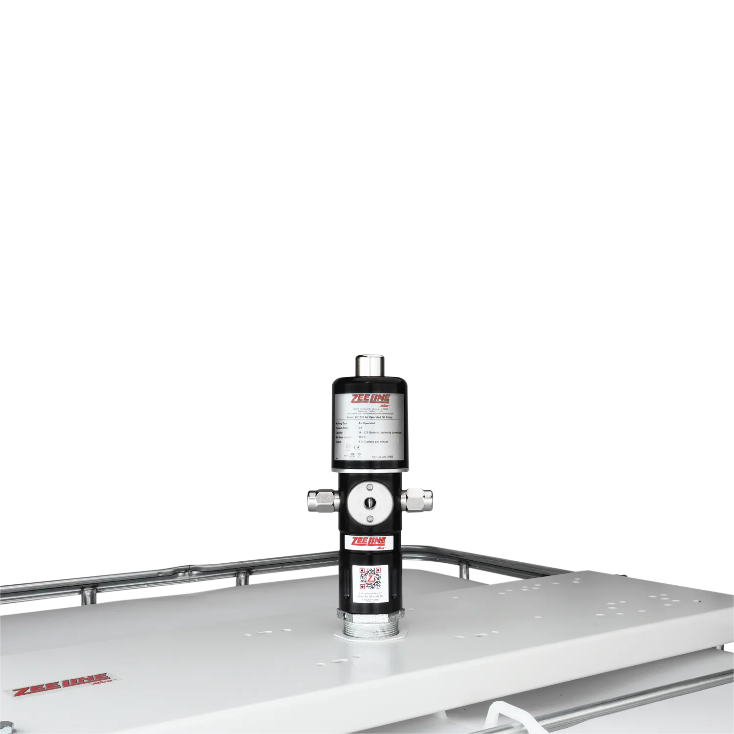 ZE1731 – 5:1 Pneumatic Stub Style High Flow Rate Piston Pump (Double Action)